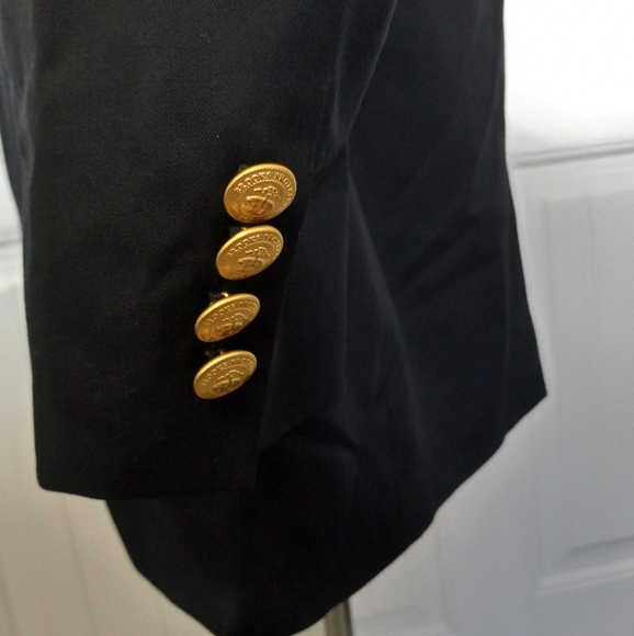 Brooks Brothers 346 Navy Blue Blazer 44 Long - Woo - Picture 7 of 8